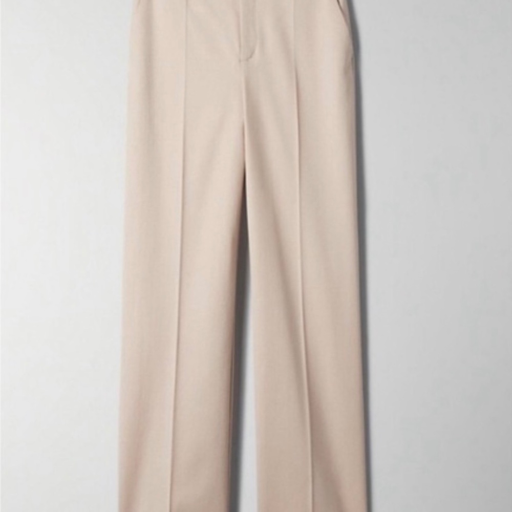 Babaton Agency pants matte pearl.